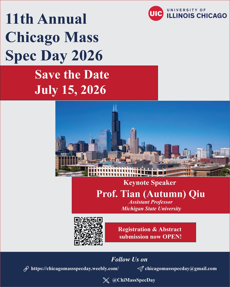 Chicago Mass Spec Day (@ChiMassSpecDay) / Posts / X