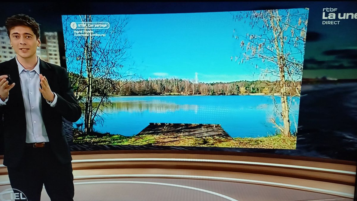 #RTBFLaune 
#rtbflcielpartagé 
#mijnfotooprtbf 
Blij met mijn foto op rtbf La une deze avond ... dankjewel François Boueyrie 🤗🌿