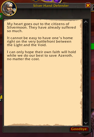 there really do be a difference between army of the light and the silver hand