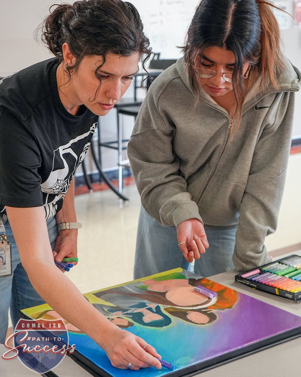 cisdnews's tweet photo. Fine Arts Month is here! Each Monday, we’re spotlighting student “Art” across our district. MECHS students continue to shine with recognition across the Texas art scene. Read more: https://t.co/mYQlNSxQOv
#comalisd #pathtosuccess #growinggreatness https://t.co/gXak8xAR8b
