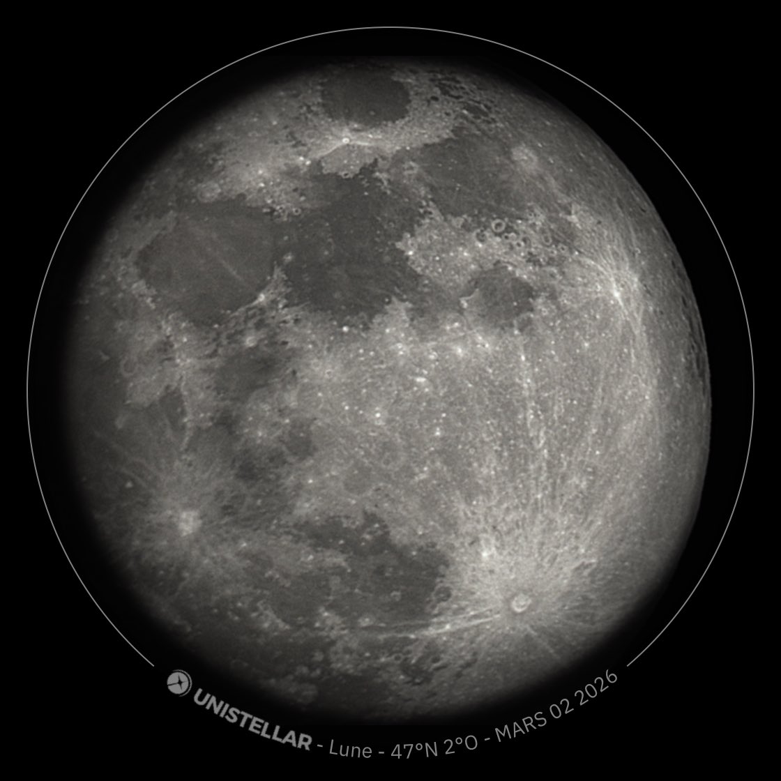 The #Moon on March2, 2026, #Space #Astronomy #lookingatthesky