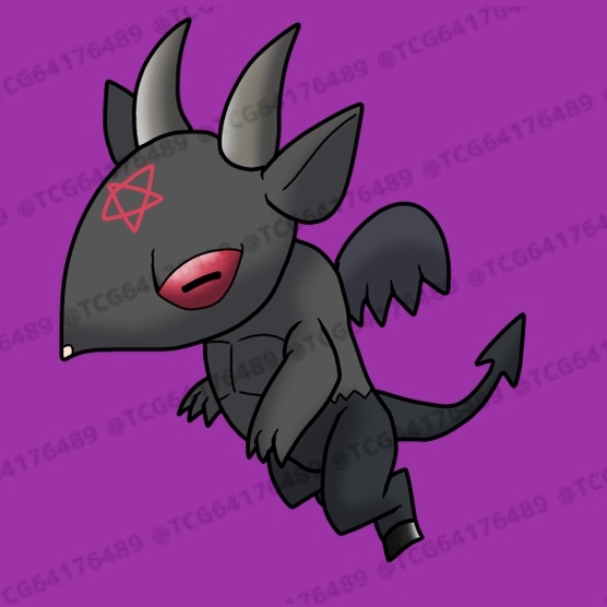 TCG64176489's tweet photo. 新キャラです🐐
バフォメ
大悪魔の化身とされる小さな悪魔。様々な声を出し人々を混乱させるのが好き。 https://t.co/X64s5ZDmpc
