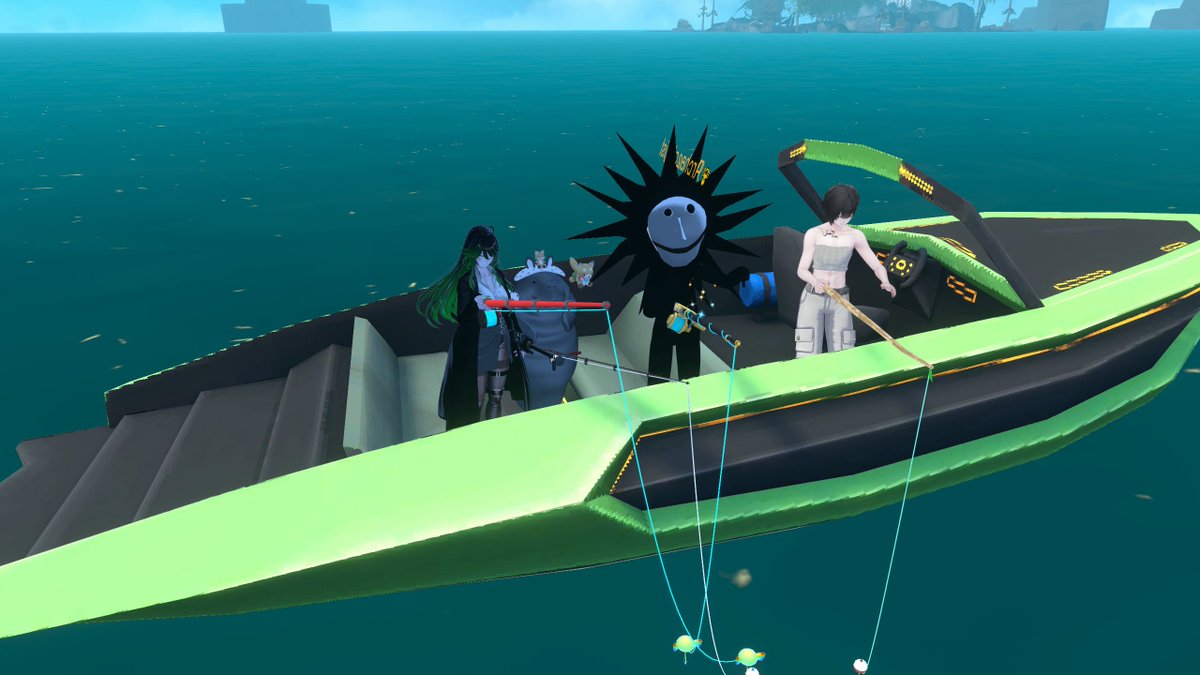 Fish Vrchat Sun #fish #VRC #VRChat 「なんかこの辺でSunman って言うのが出るらしいよ?」 『え〜、怖いね〜。』