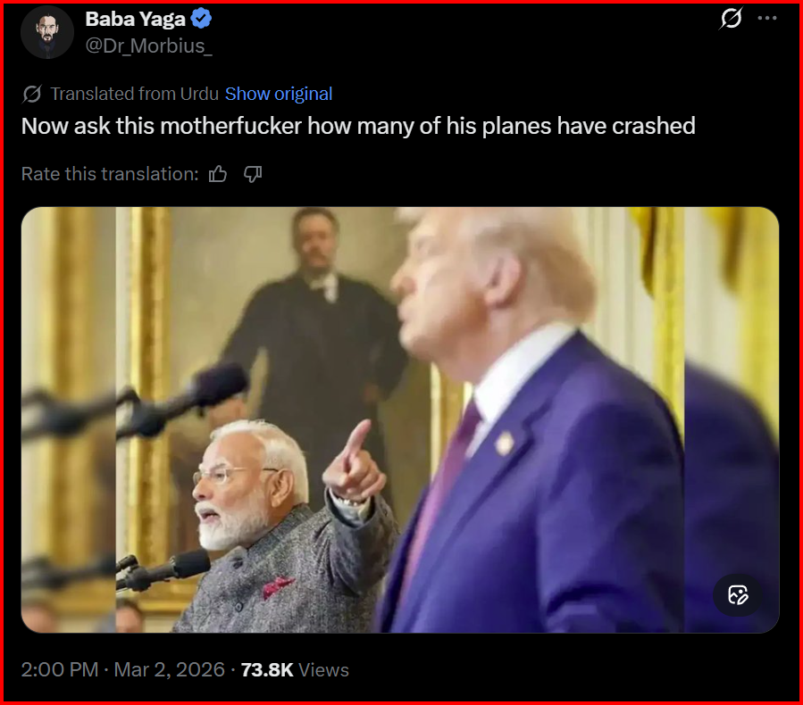 soldierspeaks's tweet photo. 🤣😂😅😇It is funny, especially the Urdu version. https://t.co/XLBYHvlAYH