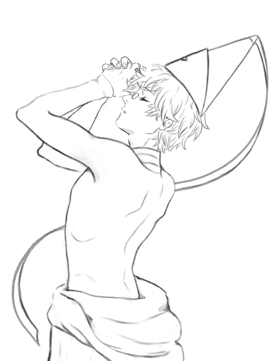 Kuuyoru_'s tweet photo. Qifrey sketch
#キーフリー #quifrey #Δ帽子 #WhitchHatAtelier https://t.co/eqC8SBsmrD