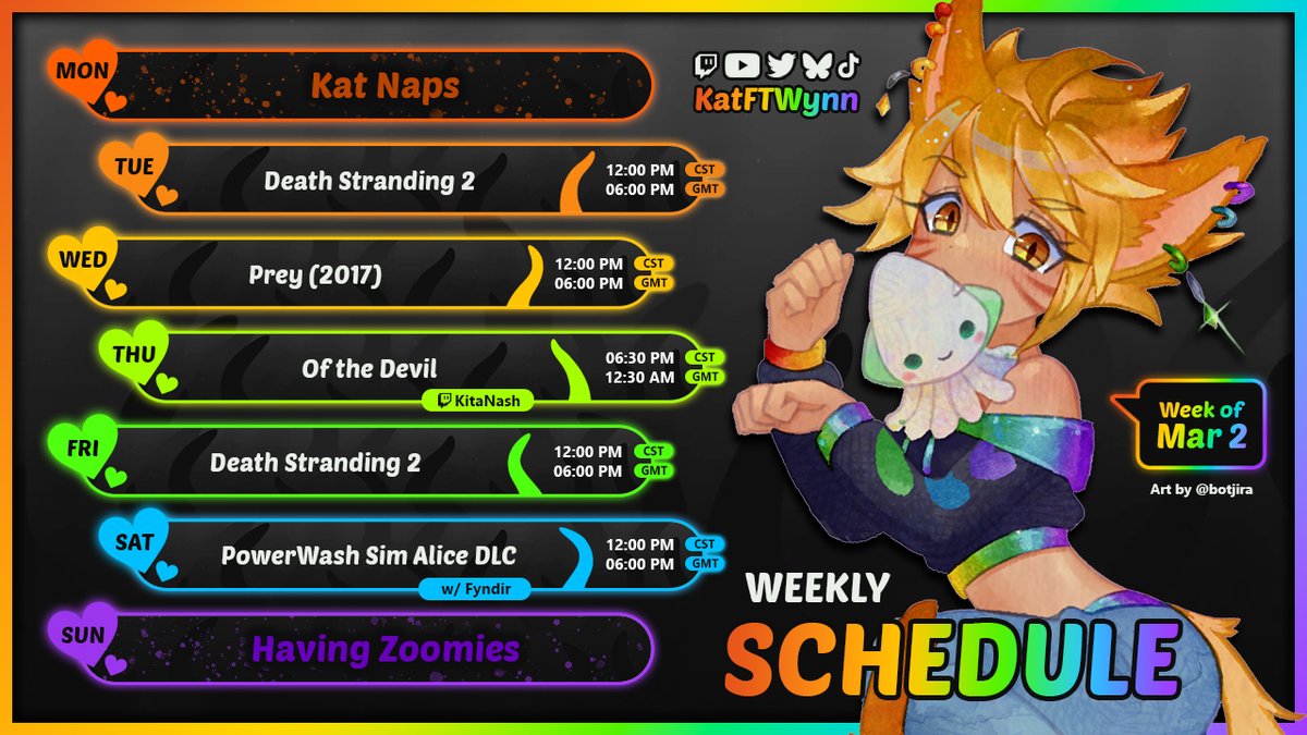 Kat Wynn 🦑 Miqo'te VTuber tweet media