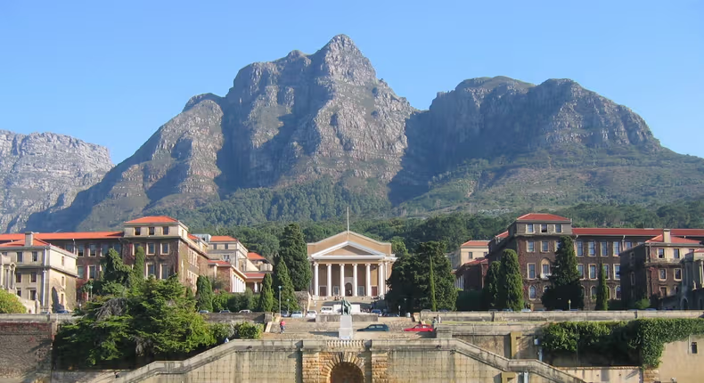 BusInsiderSSA's tweet photo. 10 most beautiful universities in Africa, according to the latest ranking

1. University of Cape Town, South Africa 🇿🇦
2. Stellenbosch University, South Africa 🇿🇦
3. University of Pretoria, South Africa 🇿🇦
4. Gaston Berger University, Senegal 🇸🇳
5. University of Ghana, Ghana 🇬🇭
6. Obafemi Awolowo University, Nigeria 🇳🇬
7. University of Lagos, Nigeria 🇳🇬
8. Ahmadu Bello University, Nigeria 🇳🇬
9. Uganda Christian University, Uganda 🇺🇬
10. Covenant University, Nigeria 🇳🇬
