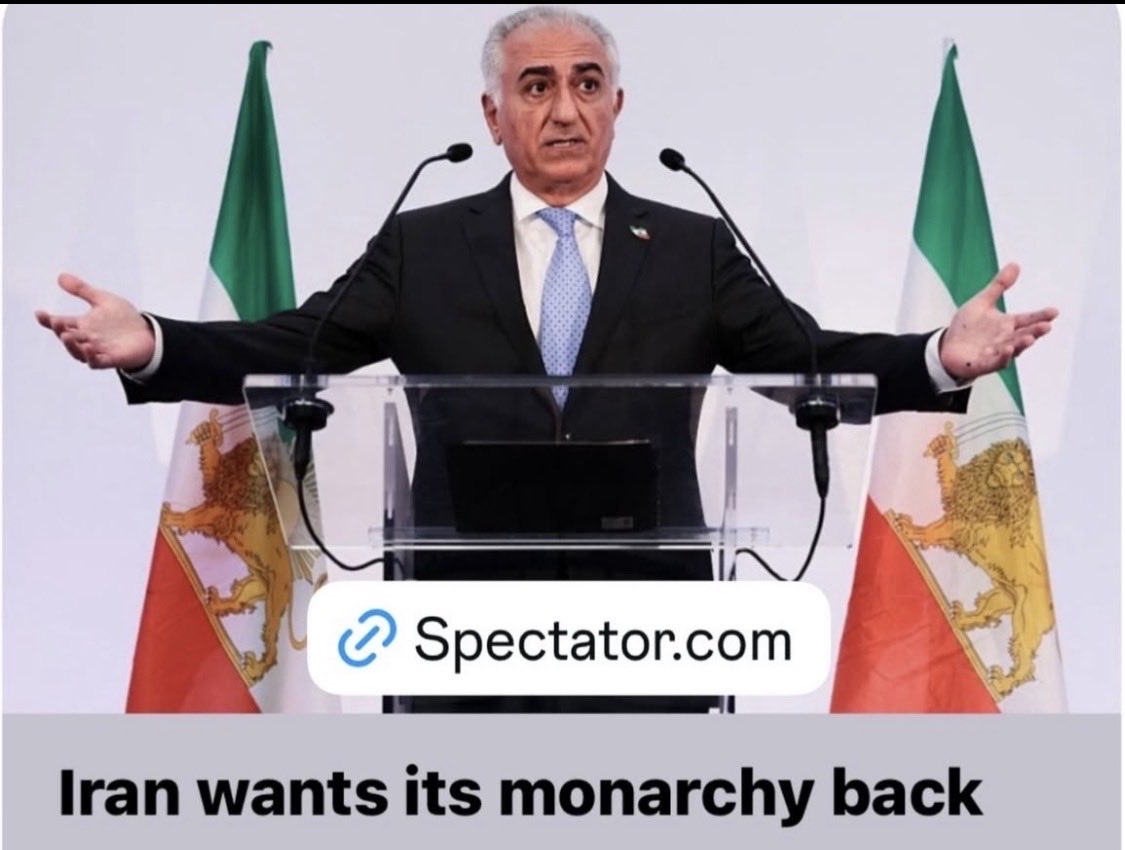 majid_ranjbaran's tweet photo. @davidvance We want the Pahlavi Monarchy back.
𝐋𝐨𝐧𝐠 𝐋𝐢𝐯𝐞 𝐓𝐡𝐞 𝐒𝐇𝐀𝐇 of IRAN His Imperial Majesty Reza Shah The Second #KingRezaPahlavi 👑 https://t.co/nW2lhevk9Y