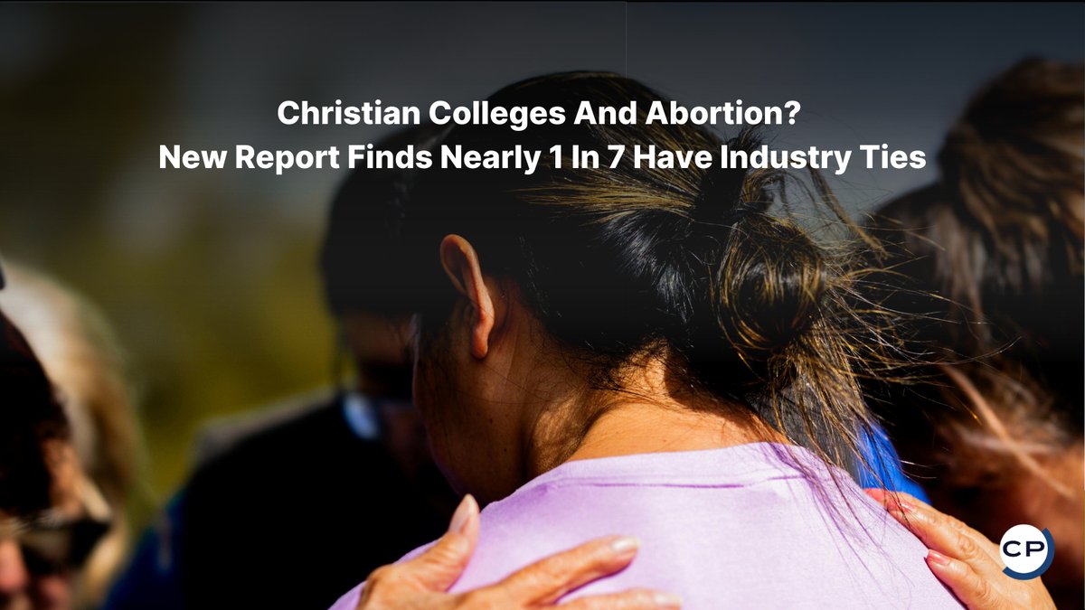 ChristianPost's tweet image. A new report claims nearly 1 in 7 U.S. Christian colleges have ties to the abortion industry. The details are startling.
#ChristianColleges #Abortion #ProLife #PlannedParenthood #ChristianNews #HigherEd
🔗 dlvr.it/TRFrFH