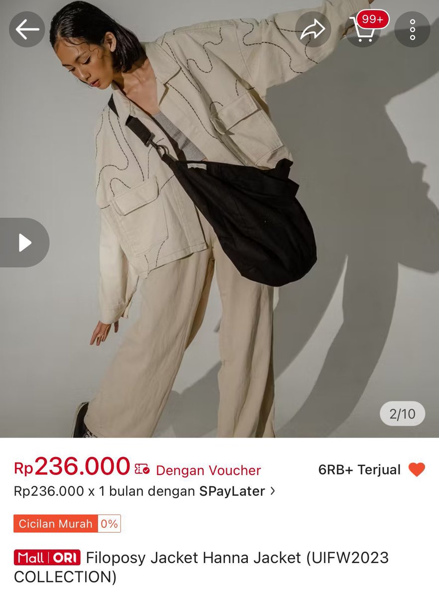 mocharamelo's tweet photo. @kimmyexp ada yg lg cari filoposy jacket hanna gaa? baru 2x pake doang good condi bgt 165k ajaa https://t.co/3blXNlwRtN