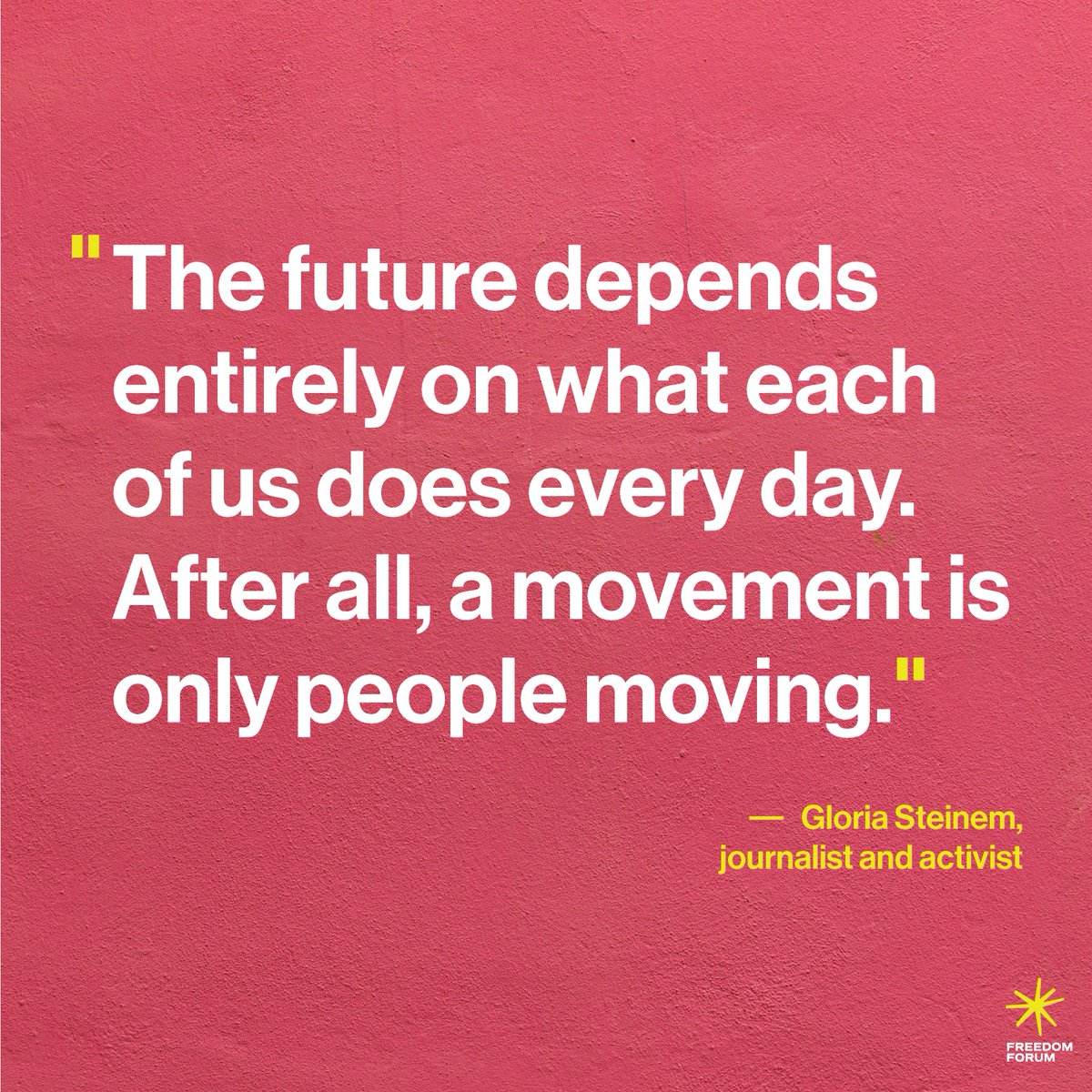 Freedom Forum tweet media