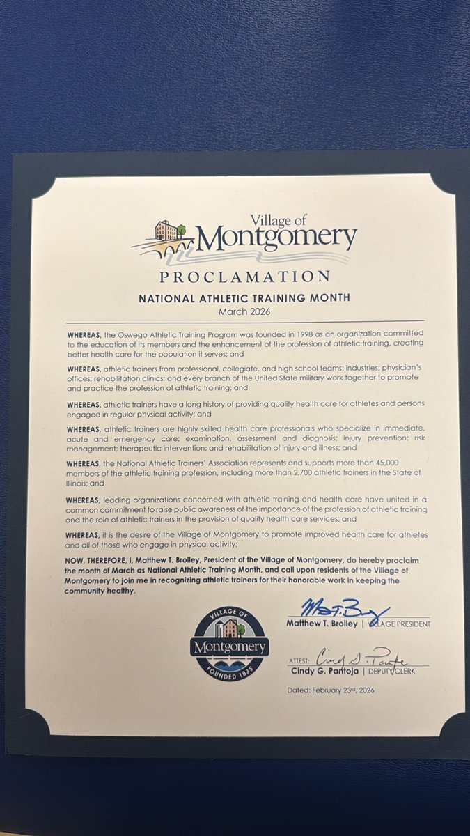 OHS Athletic Training tweet media