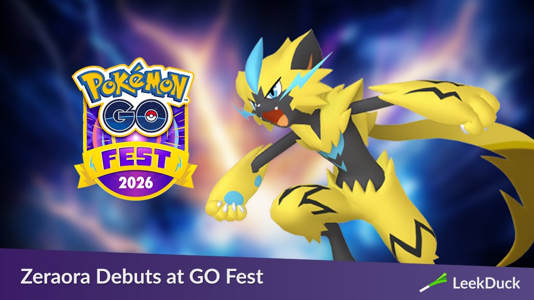 It has been officially confirmed that the Mythical Pokémon Zeraora will be featured during Pokémon GO Fest in Special Research. 

The ticket comparison table also revealed that Mewtwo will be an encounter in Timed Research. 👀