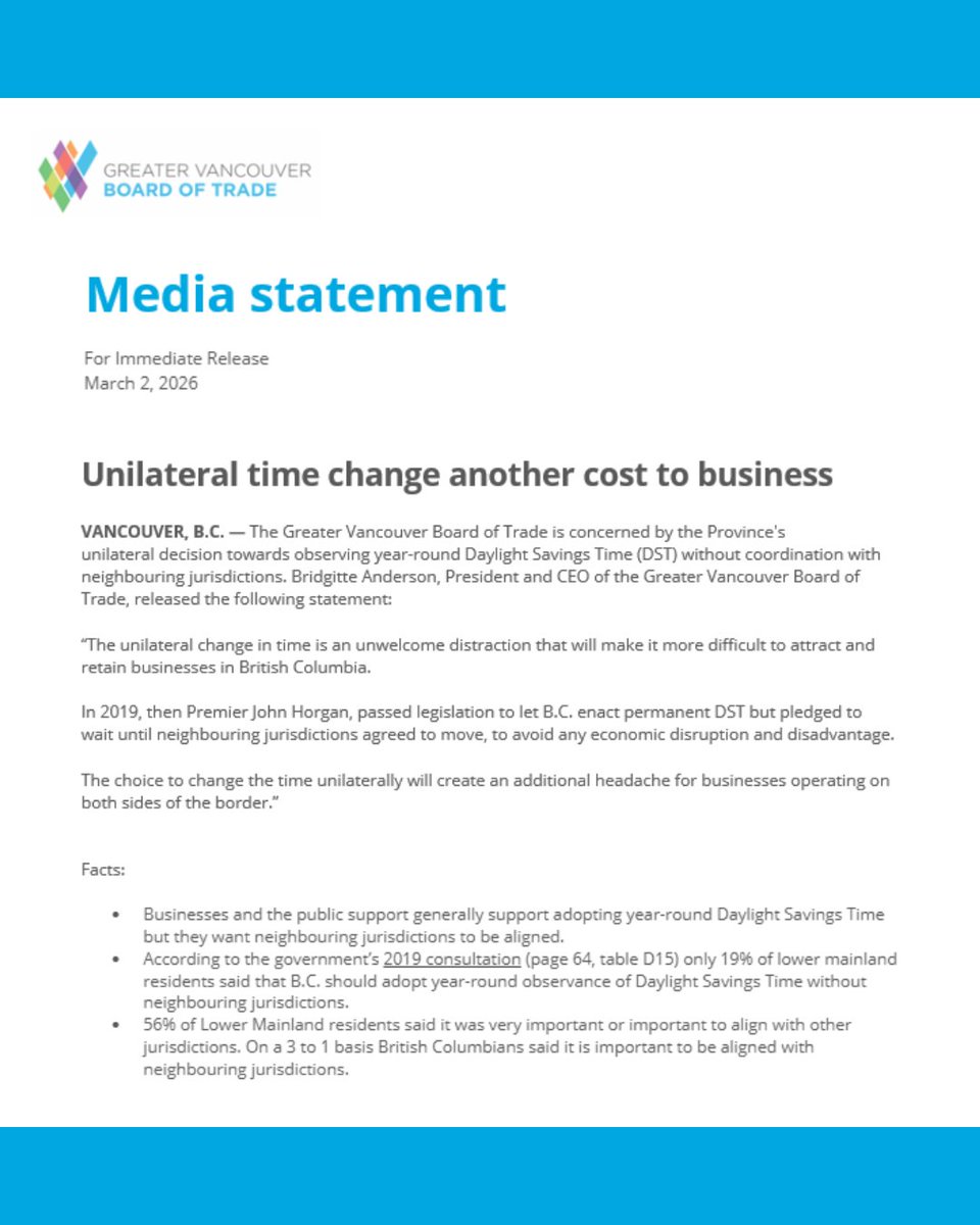 Greater Vancouver Board of Trade tweet media