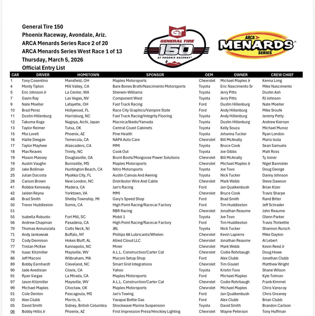 Bob Pockrass tweet media