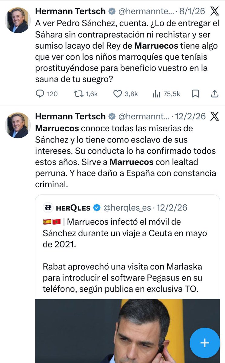 AlaizJ's tweet photo. @hermanntertsch Es la misma persona q decía esto…. La explicación está clara 
Por cierto solo un imbecil, puede ser leal al rey de España https://t.co/NGBG7fm92U
