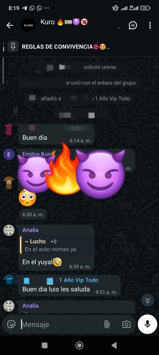 TishaK777's tweet photo. KURO VIP VERSIÓN WHATSAPP+ TELEGRAM 2.0😈🔥🔞🤯🤩
HABILITAMOS 😈🔞🔥CUPOS ESPECIALES DE FERIADO Y 3 de 50mil +1 🎁 EXCLUSIVO😈🔥🔞 💸
https://t.co/S2NYIWUcuD
https://t.co/S2NYIWUcuD https://t.co/uwzTaqK8dL