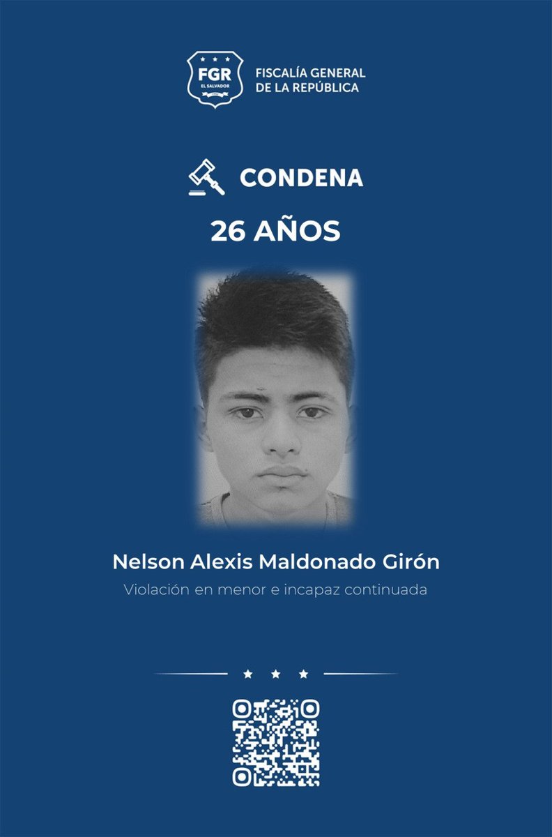 Fiscalía General de la República El Salvador tweet media