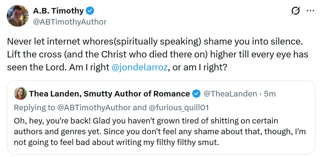 Thea Landen, Smutty Author of Romance tweet media