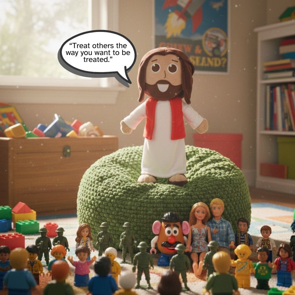 Talking Jesus Doll tweet media