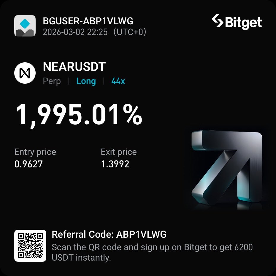$NEAR

Damn! 2000% in the bear market. You can’t touch this.

Just taking a moment for a victory lap here 🙈