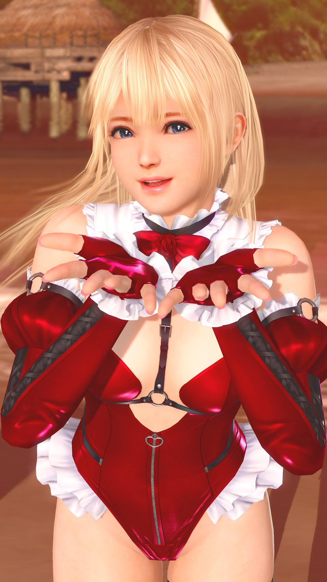 shiriania's tweet photo. DOA6LR、マリーちゃんトゥインクル・ローズコスチューム登場記念5枚目っ🌹
コスチュームカラーも変更できると良いなー！
#doaxvv #MarieRose https://t.co/ixQN7wyvYN