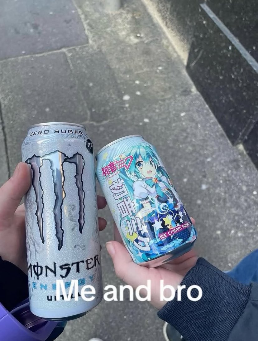 Wanna try that miku soda lowk