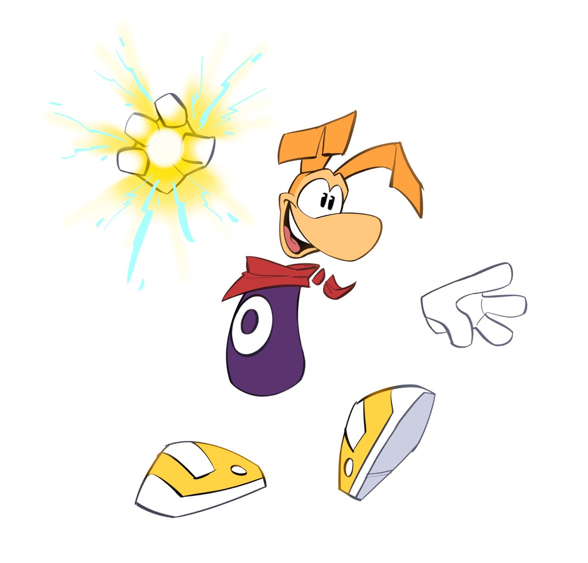 Happy 30th anniversary <a href="/RaymanGame/">Rayman</a>!!

#rayman30thanniversary #raymanfanart