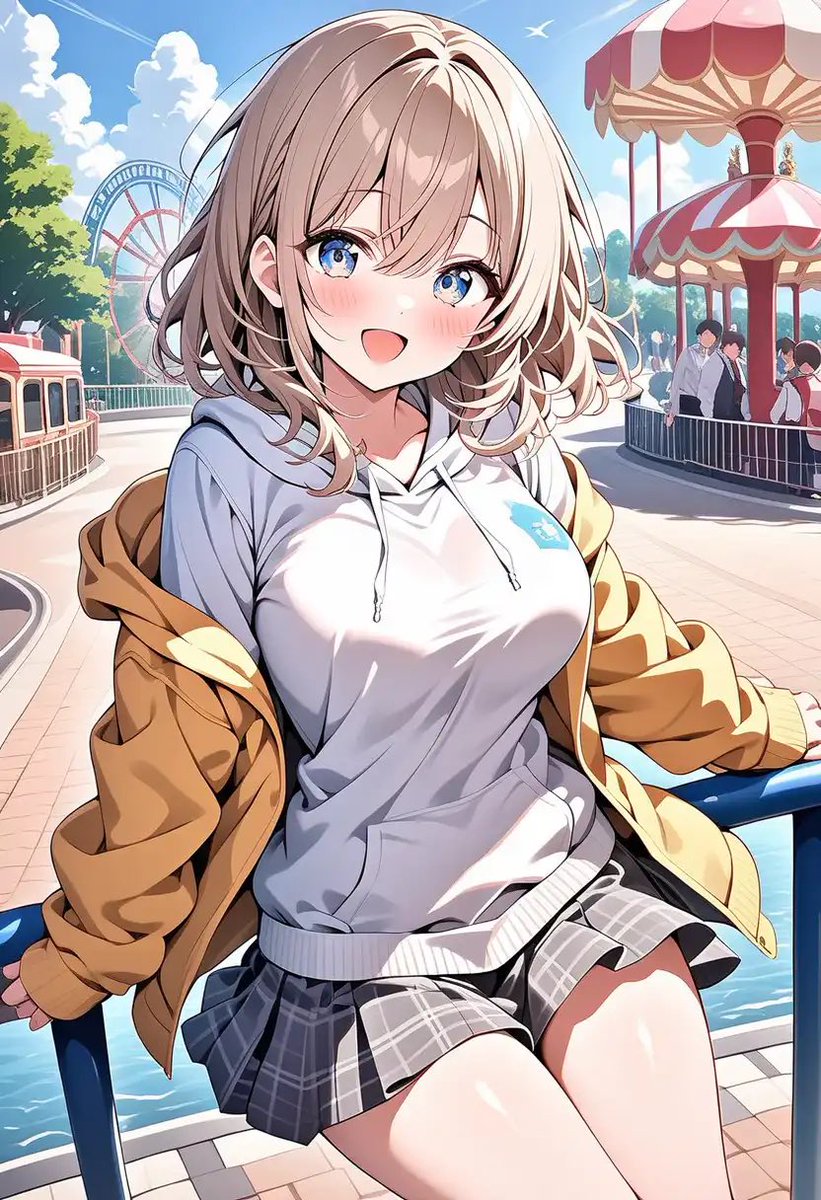 riyuka_illust1's tweet photo. 今日と明日と旅行に行くので浮上できないです💦
今日も一日がんばりましょう！

あい
「行ってきま〜す✨️」

SFW illustration

#AIart  #AIイラスト https://t.co/Ug19UdKyZv
