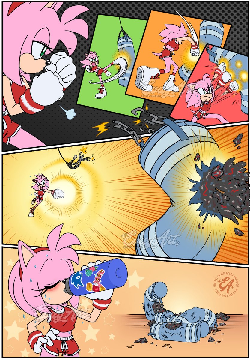 Amy was lookin' like an absolute snack in that latest preview from IDW 😍 Also, I’m trying to get on VGen. I’m hoping it’ll make things smoother for everyone once I open commissions again! VGen.co/EvayArt #VGenCode