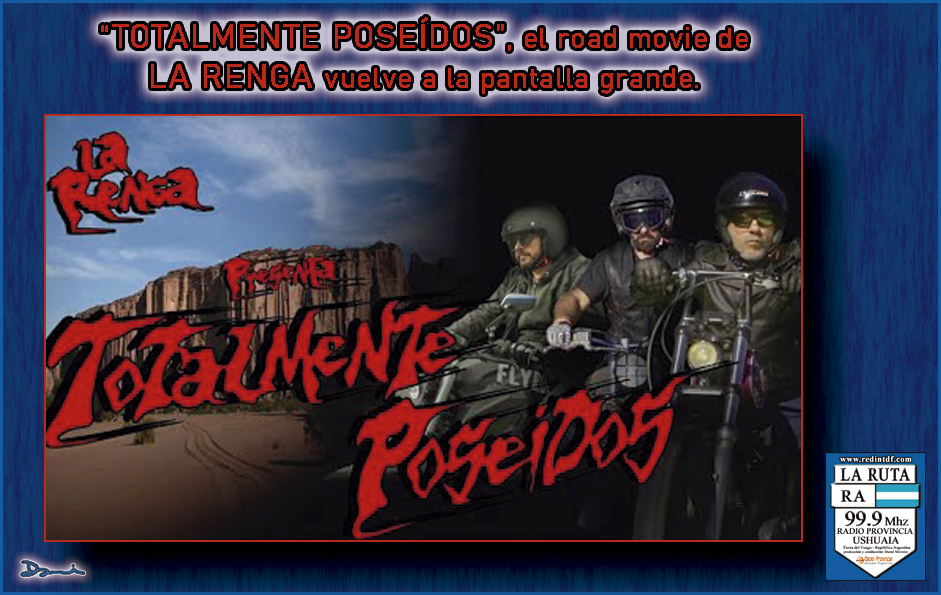 “TOTALMENTE POSEÍDOS”, el road movie de LA RENGA vuelve a la pantalla grande.
Mas info acá👇  facebook.com/photo?fbid=149…
Mirá el trailer acá👇
youtube.com/watch?v=8dCVLi…