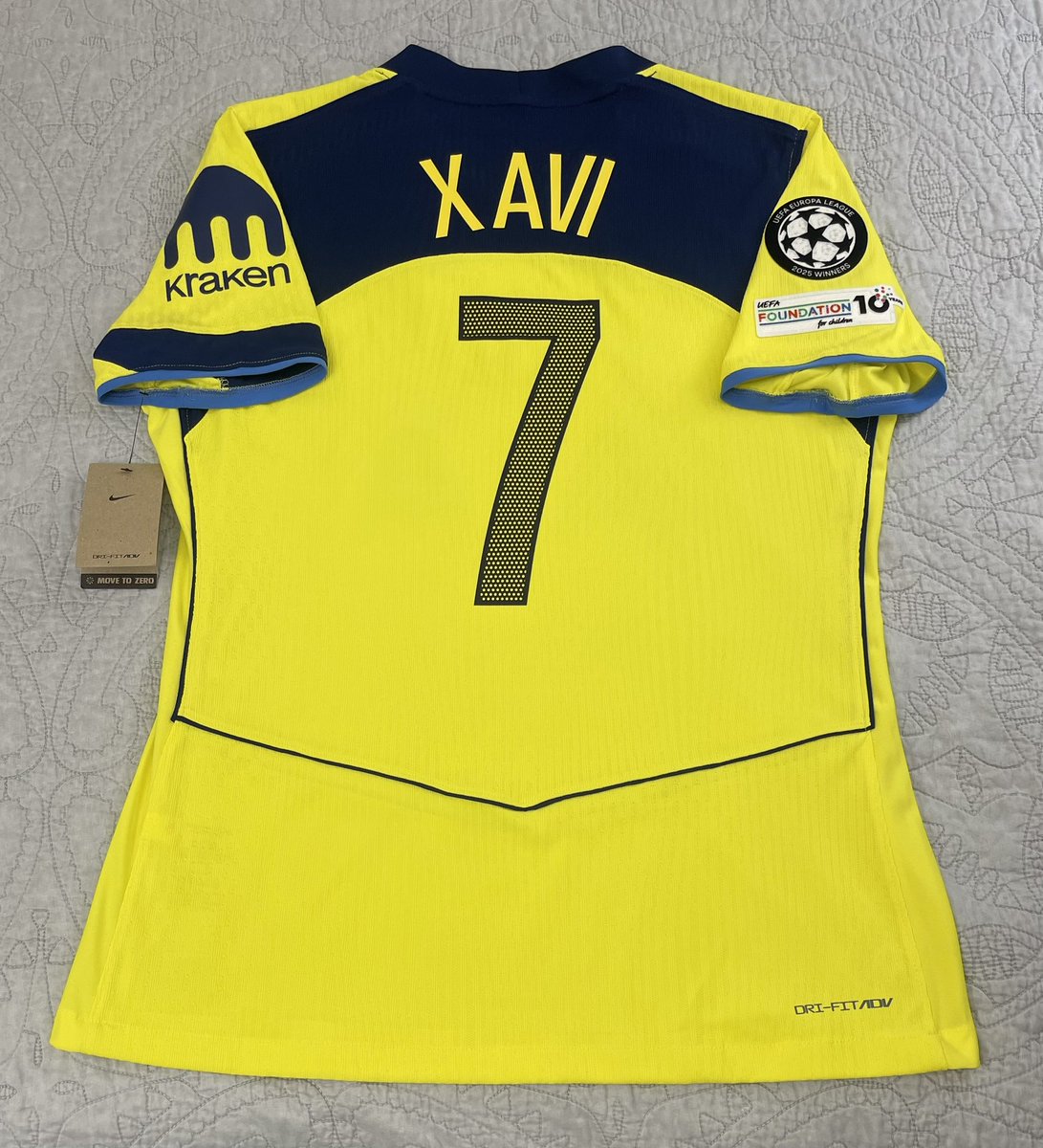 Slope322's tweet photo. @shirt_x Tottenham Hotspur 2025-26 Third Xavi Simons UCL player edition BNWT 120€ shipped worldwide https://t.co/t7w2lBgssU