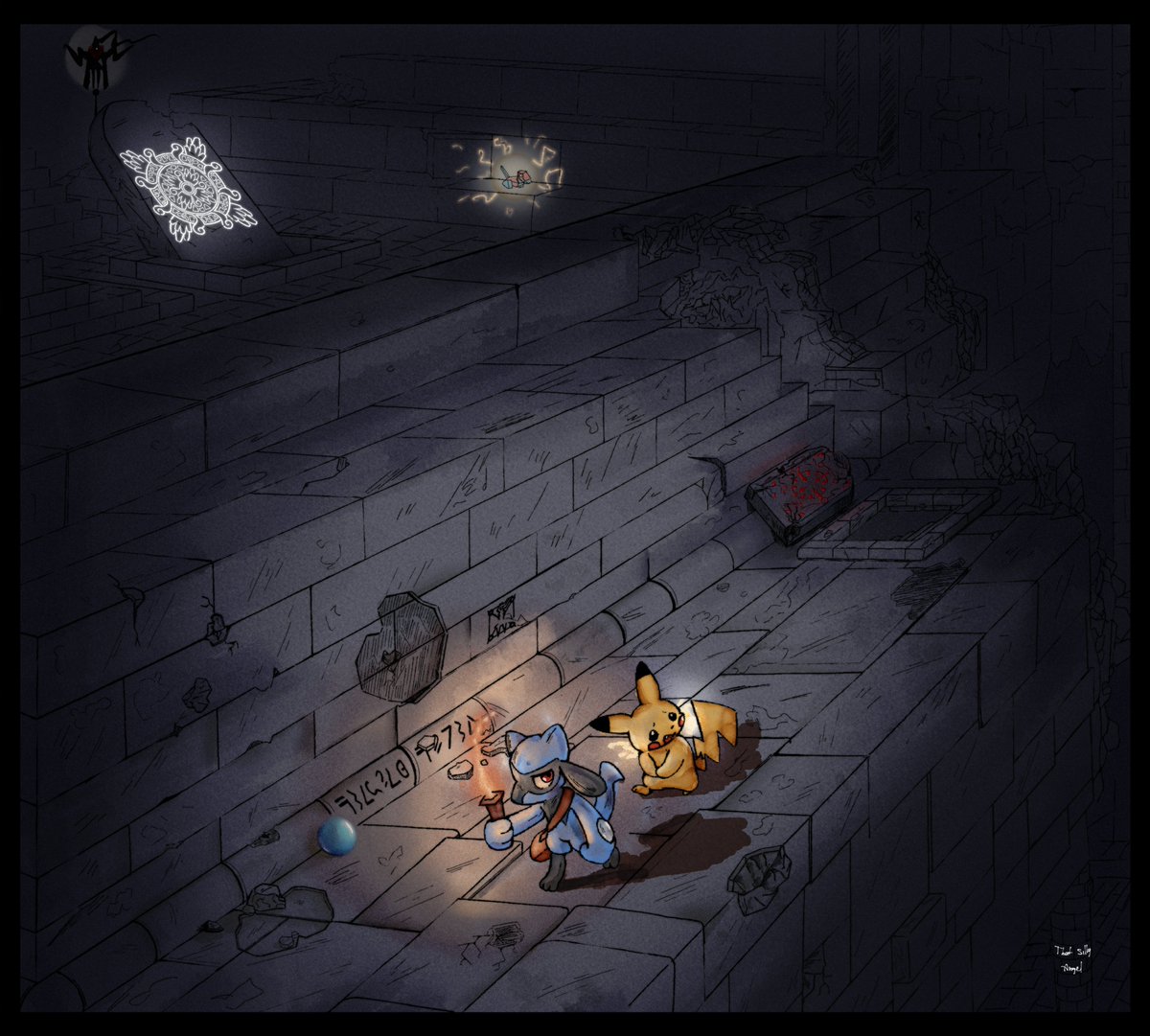 SillyAngel1012's tweet photo. A little too late for 30 Aniversary but i made this for my childhood game. I've made a lot of friends and adventures sharing the love of this saga

PD. please bring us EOS remake 〒▽〒

#Pokemon #Pokemon30 #pokemonfanart #pokemonmisterydungeon #riolu #pikachu #digitalart https://t.co/6VInhRnH2Y