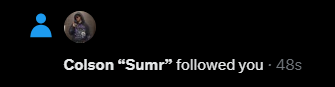 Colson “Sumr” tweet media