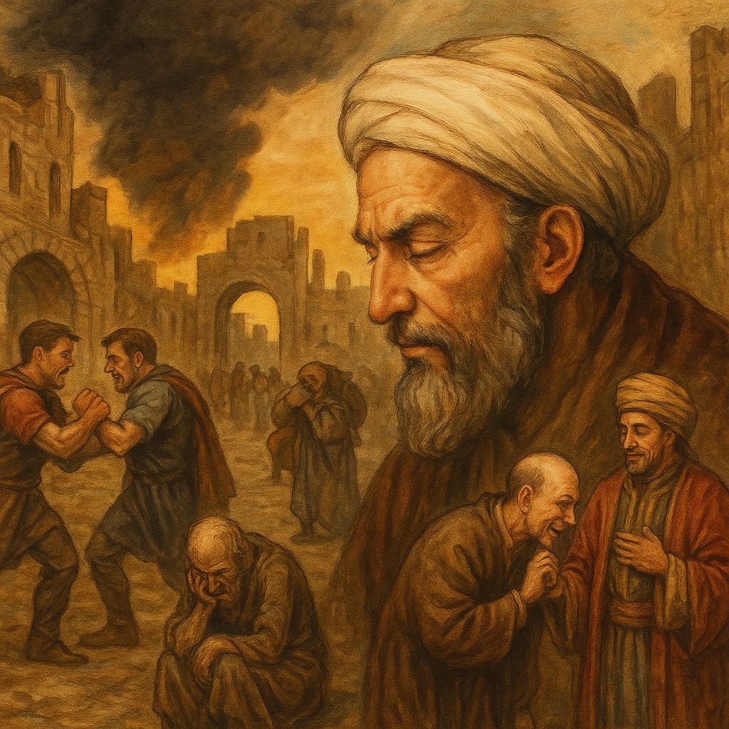 celiklrecep's tweet photo. Bir gün köyün en yaşlısı olan Haldun Dede, meydanda topladı herkesi:“Evlatlarım,” dedi, “bir toplumun çöküşü sessiz olur.
Duvar birden yıkılmaz  taş taş çöker.”
Ve elindeki bastonla toprağı eşeleyerek saymaya başladı:
“Birincisi, dayanışma yok olur.
İkincisi, üretim zayıflar.
Üçüncüsü, herkes sadece tüketmeyi ister.
Dördüncüsü, vergi çok olur ama adalet az.
Beşincisi, liyakat değil torpil yürür.
Altıncısı, haklının değil, güçlünün sözü geçer.
Yedincisi, umutlar kırılır.
Sekizincisi, insanlar göç eder, çünkü ruhları yurtlarında tutunamaz.
Dokuzuncusu, insan, iblise benzer şekilde kibirle dolar.
Ve sonuncusu... gösteriş, riyakârlık ve yalakalık, erdemin yerini alır.”
Bir genç dayanamadı:
“Dede, peki çözüm nedir?” diye sordu.
Haldun Dede gülümsedi.
“Çözüm yine içimizde evlat,” dedi.
“Bir toplum, merhameti hatırladığı gün yeniden doğar.
Bir kişi bile dürüst kalsa, umut yeniden yeşerir.
Unutma, çöküş sessizdir ama diriliş de öyle başlar.”
O gün köylüler sessizce dağıldı.
Ama birkaçının gözlerinde, yeniden filizlenen bir ışık vardı