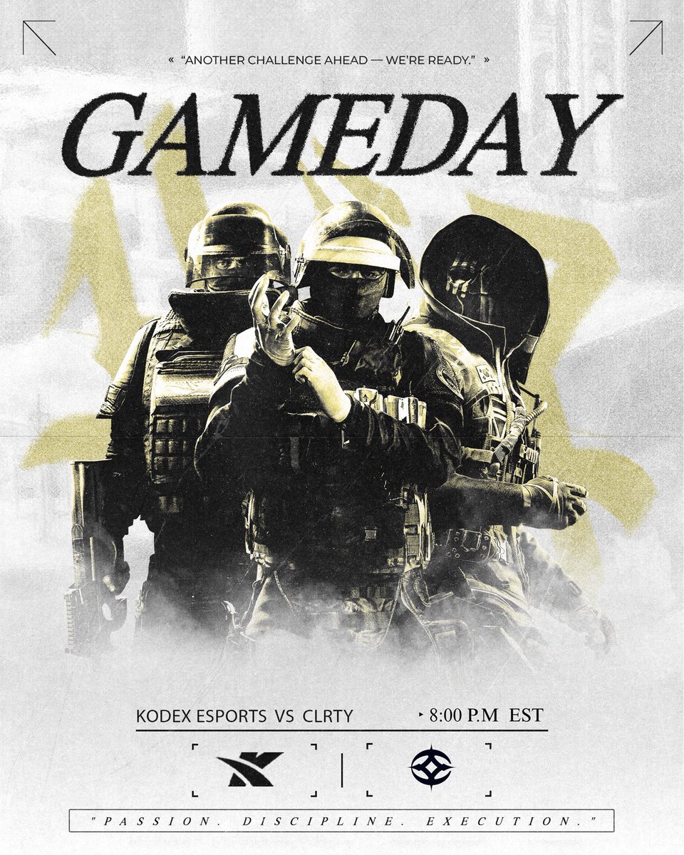 ▫️ XGS GAME-DAY Match #3 ▫️
KodexEsports vs <a href="/clrtygg/">CLRTY</a> 

#KXWIN | #KodexEsports | <a href="/XenonGamingGG/">XGS</a>