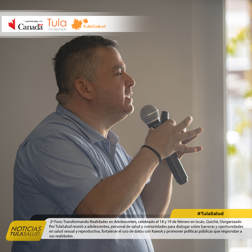 TulaSalud's tweet photo. ๐ฑ En el 2ยบ Foro #TransformandoRealidades, fortalecemos #EspaciosAmigables del #MSPAS y la iniciativa digital con #MotivaciรณnJuvenil. Con #TulaSalud, #TulaFoundation y #GobiernoDeCanadรก impulsamos datos con #Kawok y proyectos de vida para adolescentes ๐๐. https://t.co/0JYL0uYk7Y
