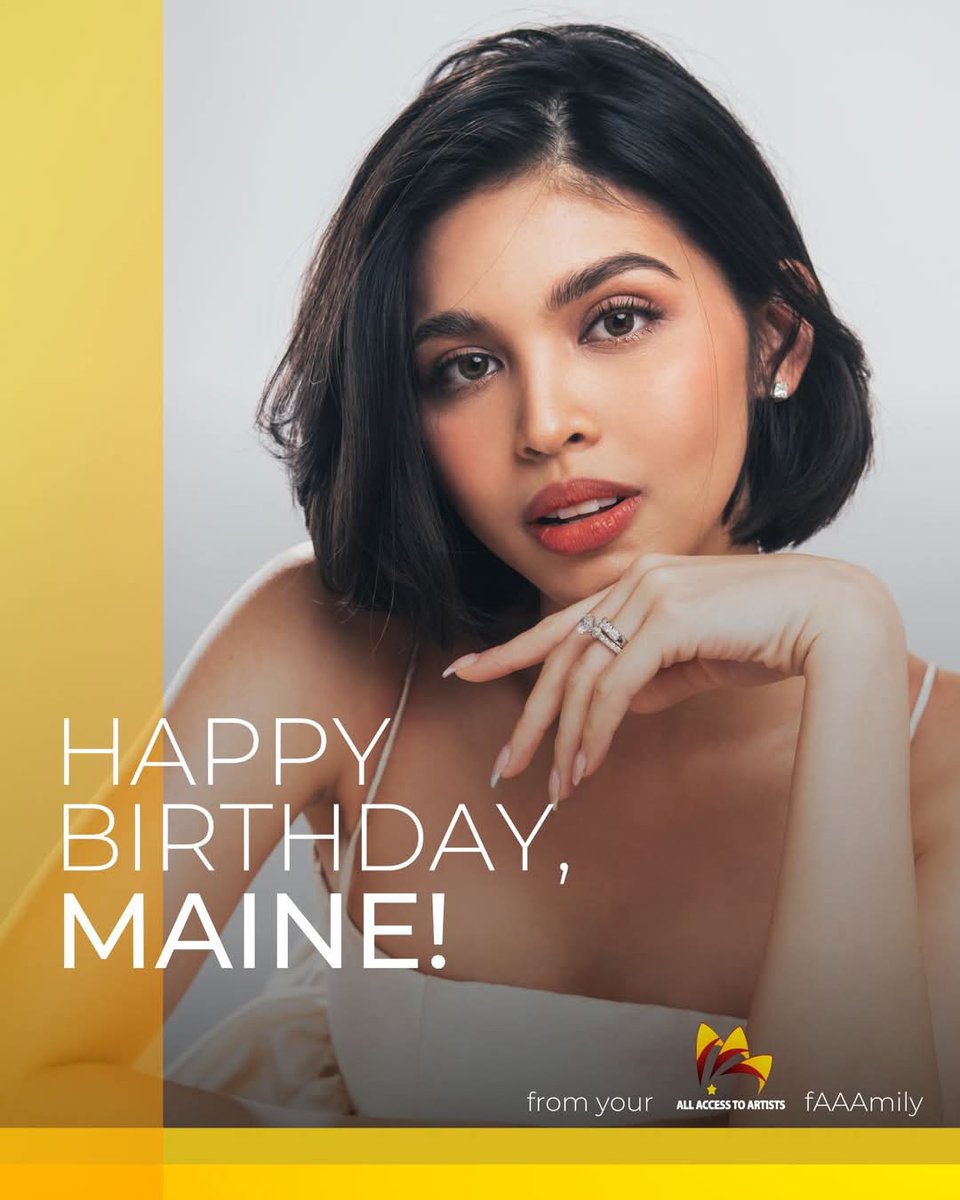 Happy Birthday Maine <a href="/mainedcm/">Maine Mendoza</a>
#MaineMendozaAtayde