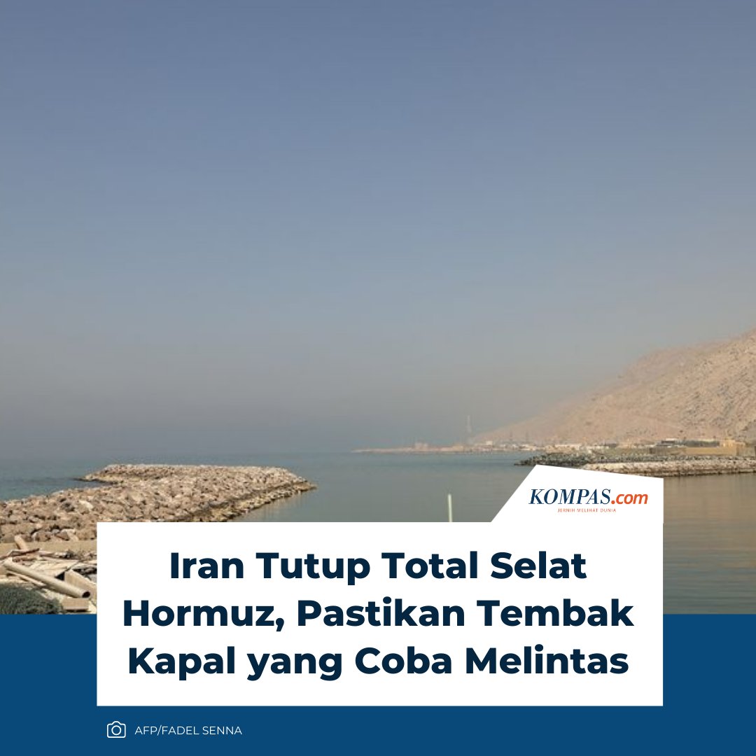 “Selat (Hormuz) ditutup. Jika ada yang mencoba melintas, para pahlawan Garda Revolusi dan angkatan laut reguler akan membakar kapal-kapal itu,” ujar Ebrahim Jabari.

Baca di: kompas.com/tren/read/2026… 

~WR #Iran #Hormuz #Israel