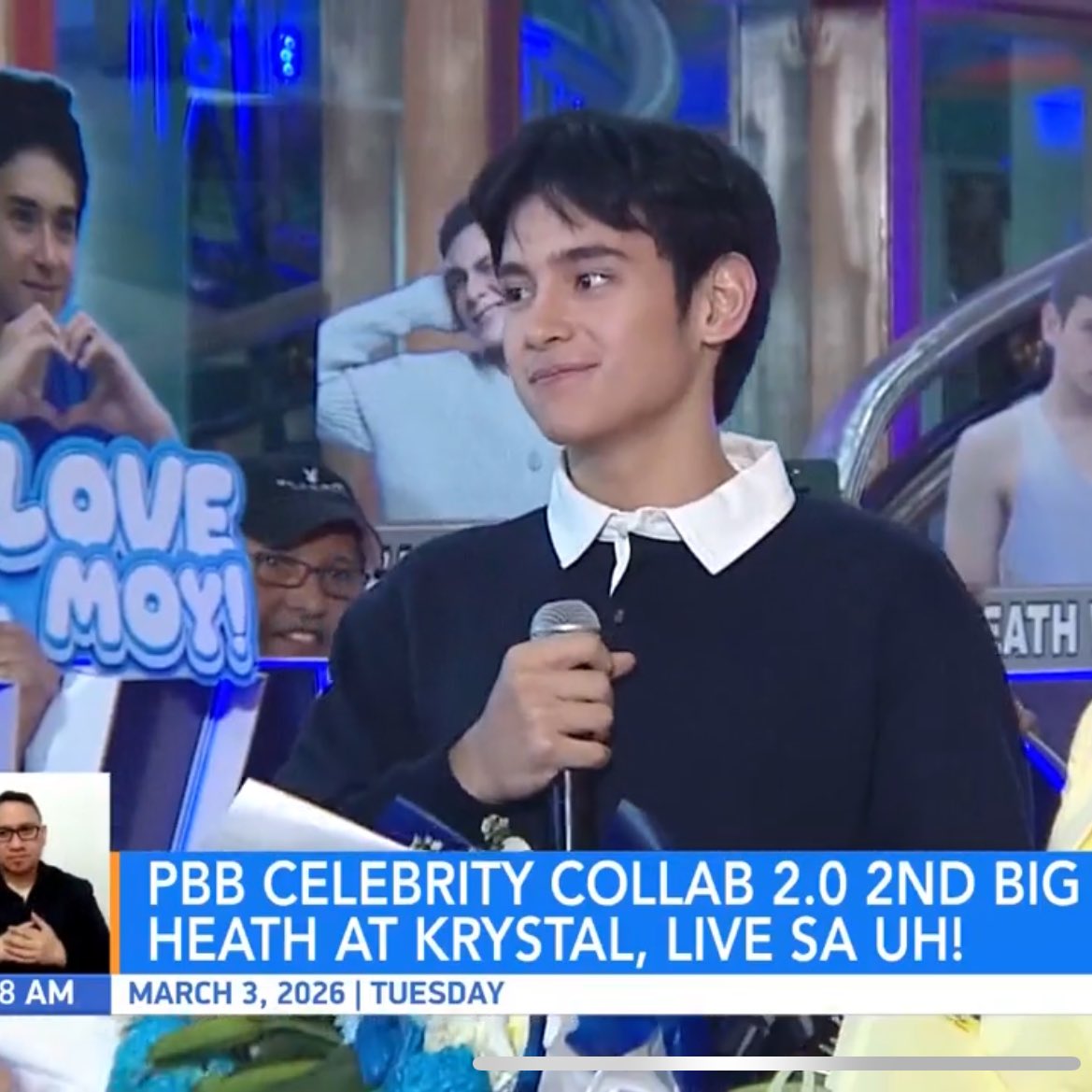HeathWaversOFC's tweet photo. Unang Hirit welcomes Heath and Krystal! 

Sobrang pogi naman nak. 

HEATHs UNANG HIRIT
HEATHs UNANG HIRIT https://t.co/V5avfqNvVK