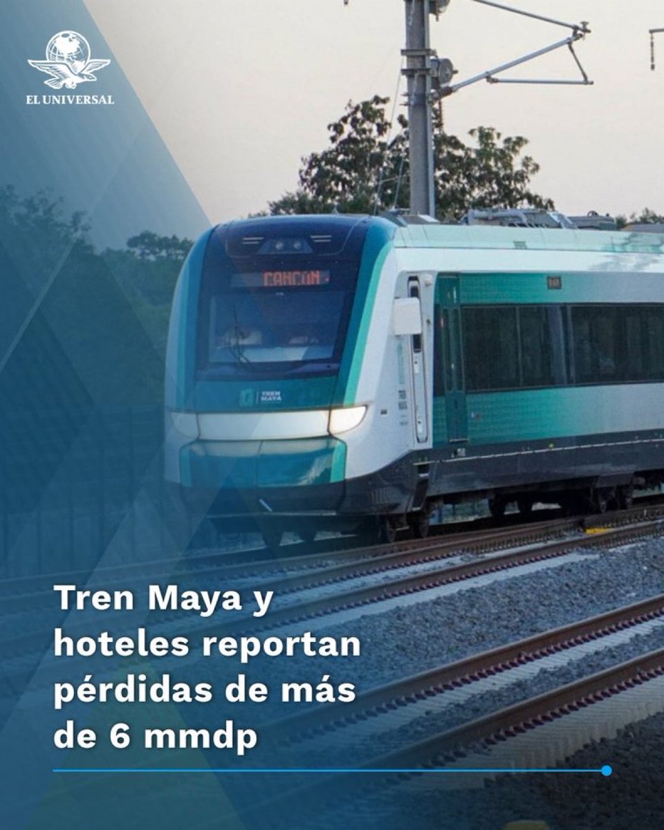 En su gustada sección, recién inaugurada por los ministros de cobranza del SAT, “Ese dinero se lo roban a hospitales y escuelas”, les cuento que se reportan pérdidas por 6 mil 398 millones de pesos, en los proyectos turísticos de López Obrador.

Hoteles y Tren Maya, pierden.