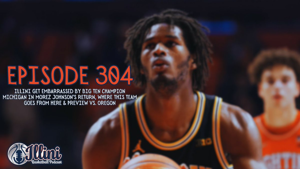 PodcastIllini's tweet photo. Ep. 304 is posted! #Illini 

🟠Embarrassing Loss to Michigan
🔵Preview vs. Oregon
🟠Other College Hoops Topics

https://t.co/h2F7yOKPFu https://t.co/ltToS38fWJ