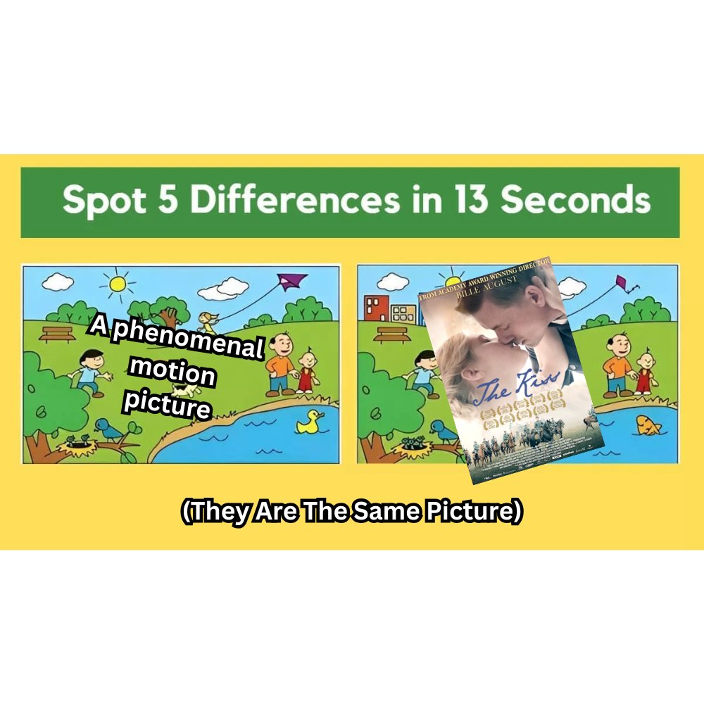 WWMPC's tweet photo. Corporate wants you to find the differences between these two pictures...they're the same picture!
Stream THE KISS now on Roku, Apple TV, Amazon Prime, Fandango at Home, and Kino Film. #film #streaming #amazon #apple #fandango #awards #foreignFilm https://t.co/Vb96D8QzSS