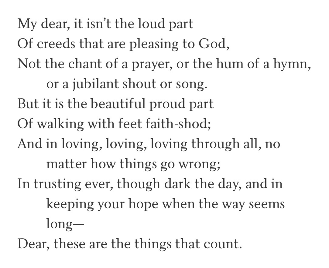 “The Things That Count”
by Ella Wheeler Wilcox
