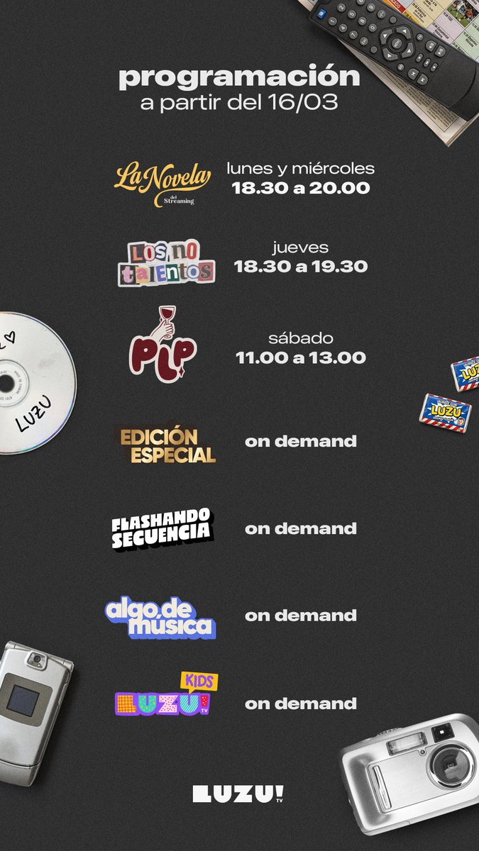 ESTA PROGRAMACIÓN LOS ESPERA DESDE EL 16 DE MARZO 😮‍💨❤️‍🔥 #LUZU2026