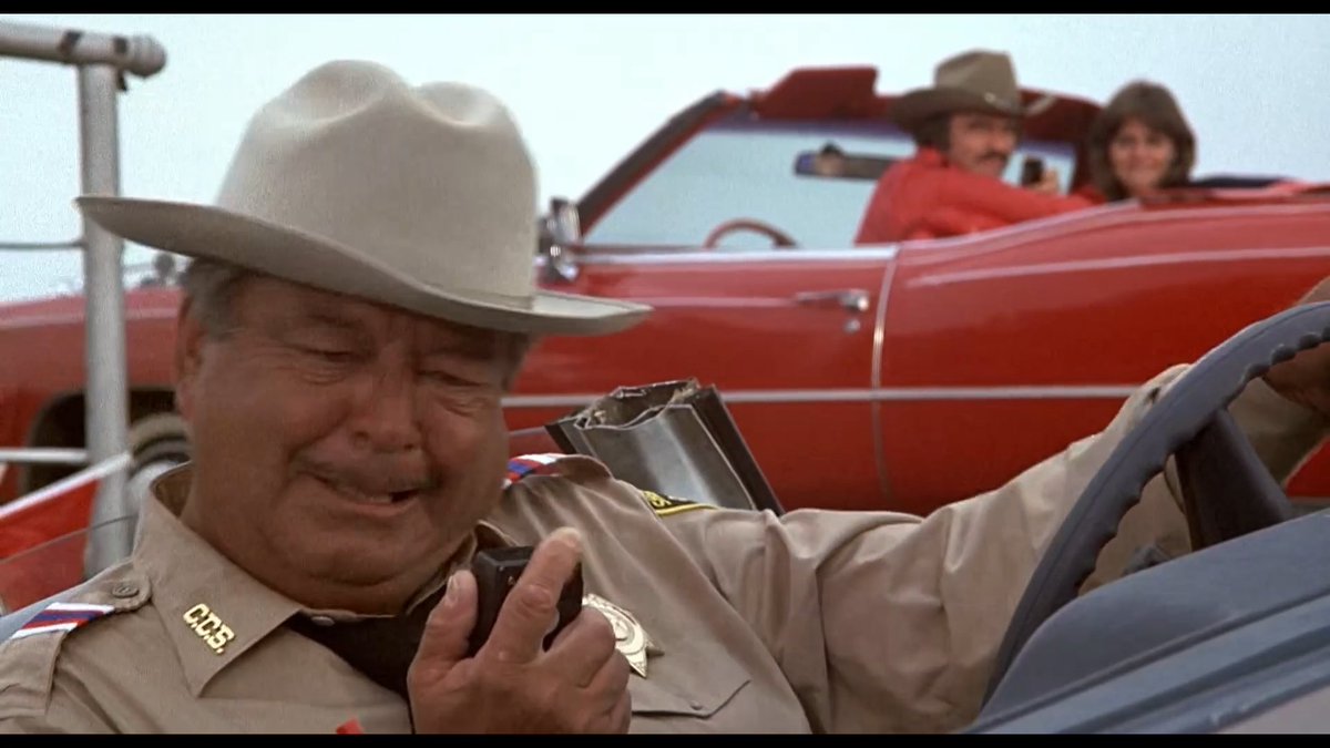 Recently watched Smokey and the Bandit (1977) for the first time and cannot stress enough how perfectly it captures my favorite protagonist/antagonist dynamic, really cool guy vs incompetent buffoon who will stop at nothing to send him to hell