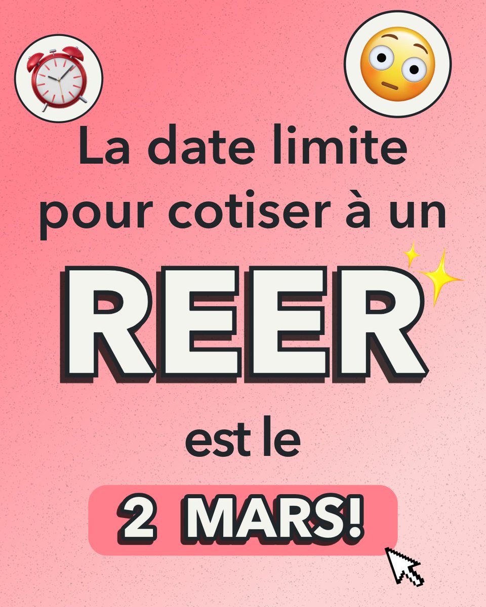 TurboImpot's tweet photo. Saviez-vous que l’argent que vous versez dans un REER est à l’abri de l’impôt jusqu’à ce que vous le retiriez? 💰 N’oubliez pas d’effectuer vos cotisations avant la date limite du 2 mars pour réduire votre revenu imposable et économiser! - https://t.co/KH40htFGZe https://t.co/tNDcLncrv3