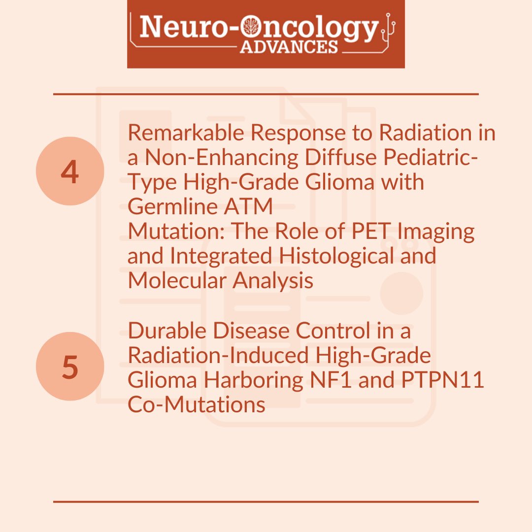 Editor - Neuro-Oncology Advances tweet media