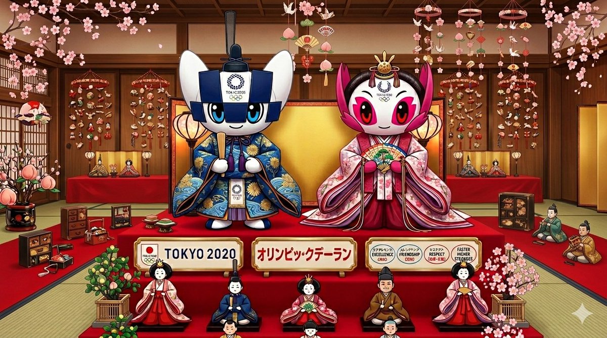 ふたり並んで過ごしましょう…🎎 #ひな祭りの日 #ミラソメ存続希望