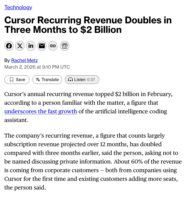 Bloomberg ARR screenshot